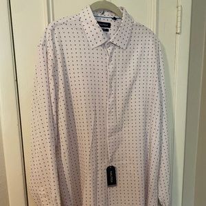 Men's Nautica XL Long Sleeve Dress Shirt Slim Fit